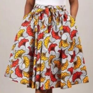 SOLD OUT Elastic Waist Midi Skirt - With Pockets